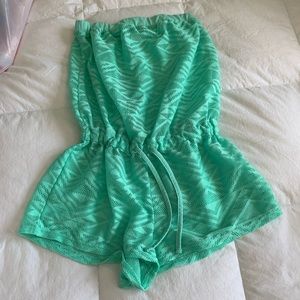 Swim coverup romper